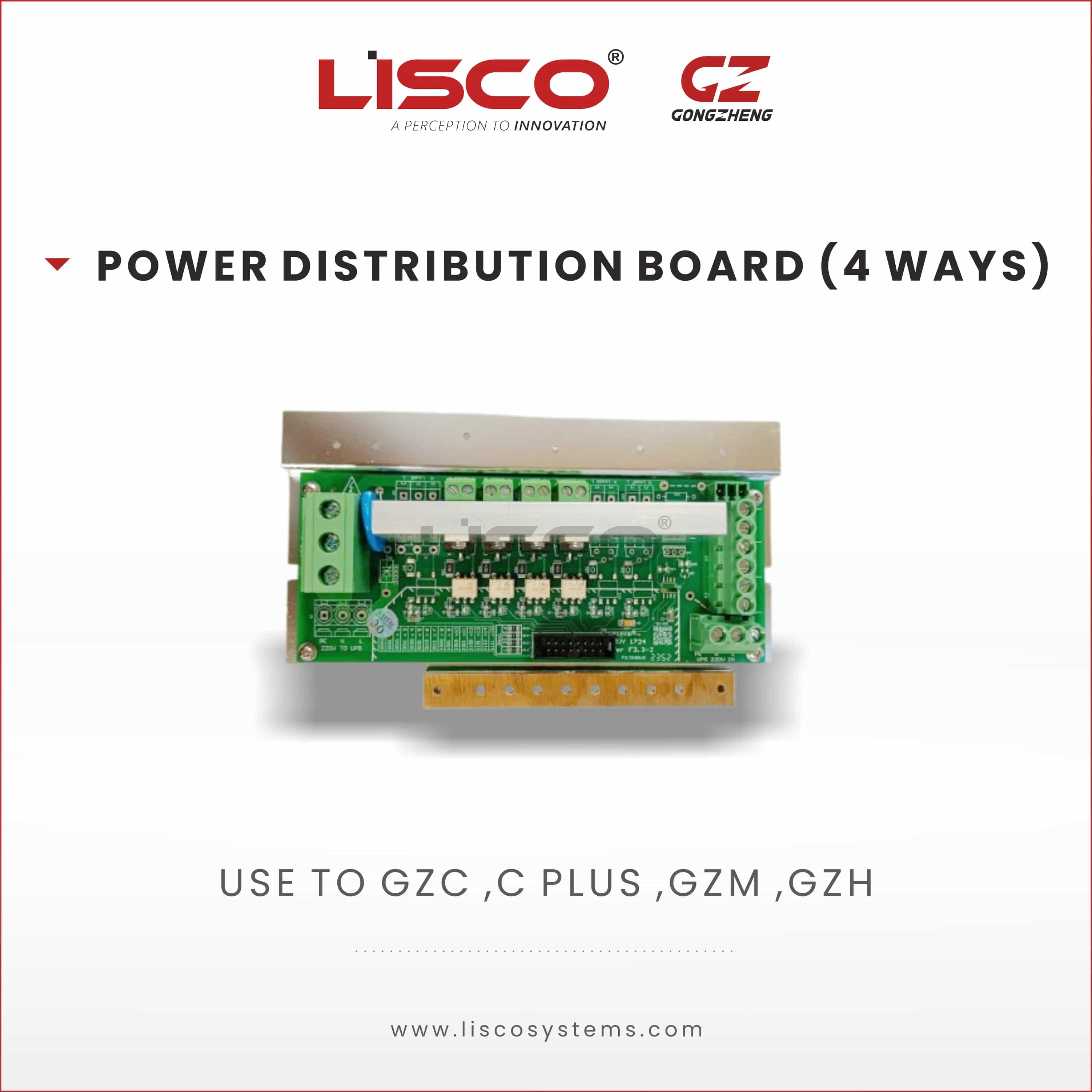 Power Distribution Board F3.3-2, 4 Ways Power Distribution Board F3.3-2, 4 Ways