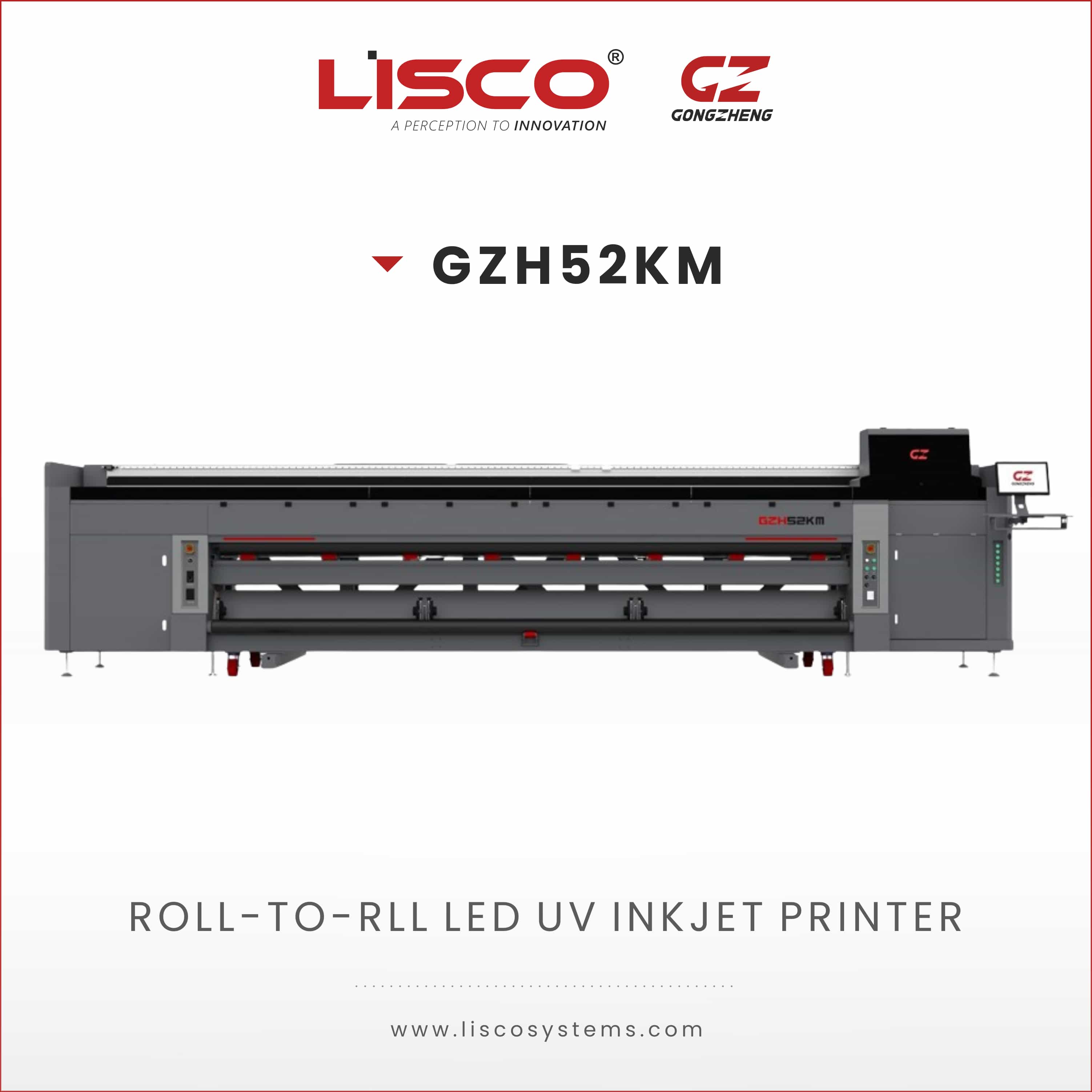 UV Roll to Roll Inkjet Printer GZH52KM UV Roll to Roll Inkjet Printer GZH52KM
