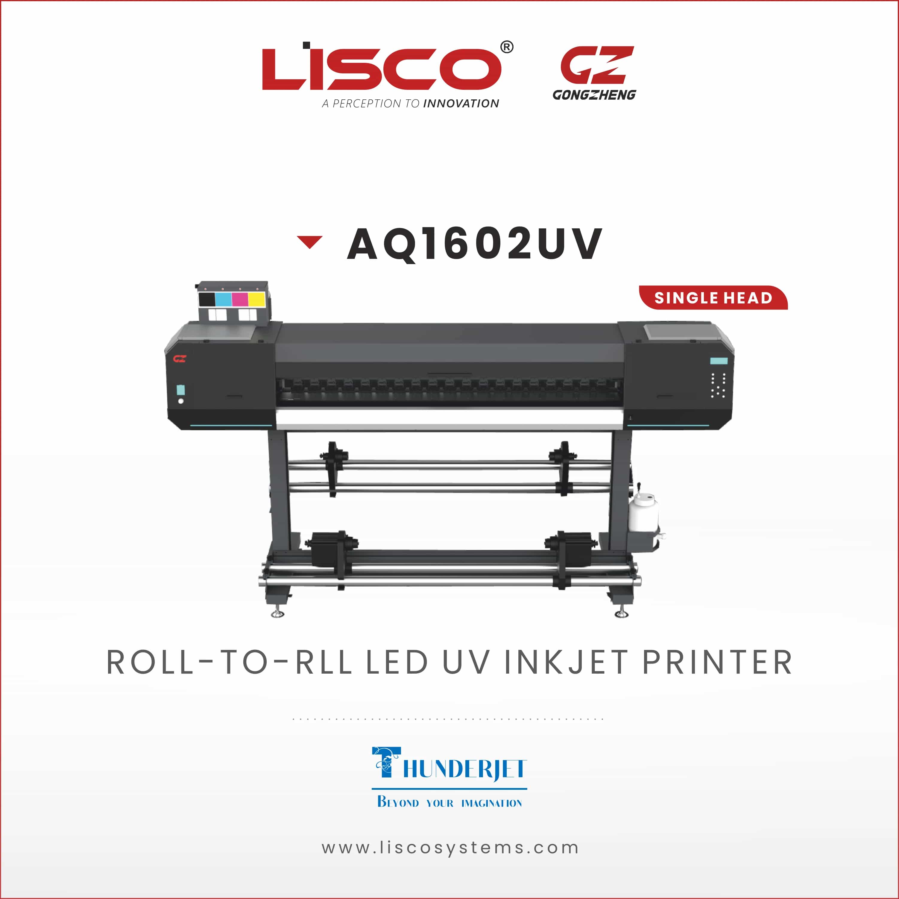 Roll to Roll Inkjet Printer AQ1602UV(Single Head) Roll to Roll Inkjet Printer AQ1602UV(Single Head)