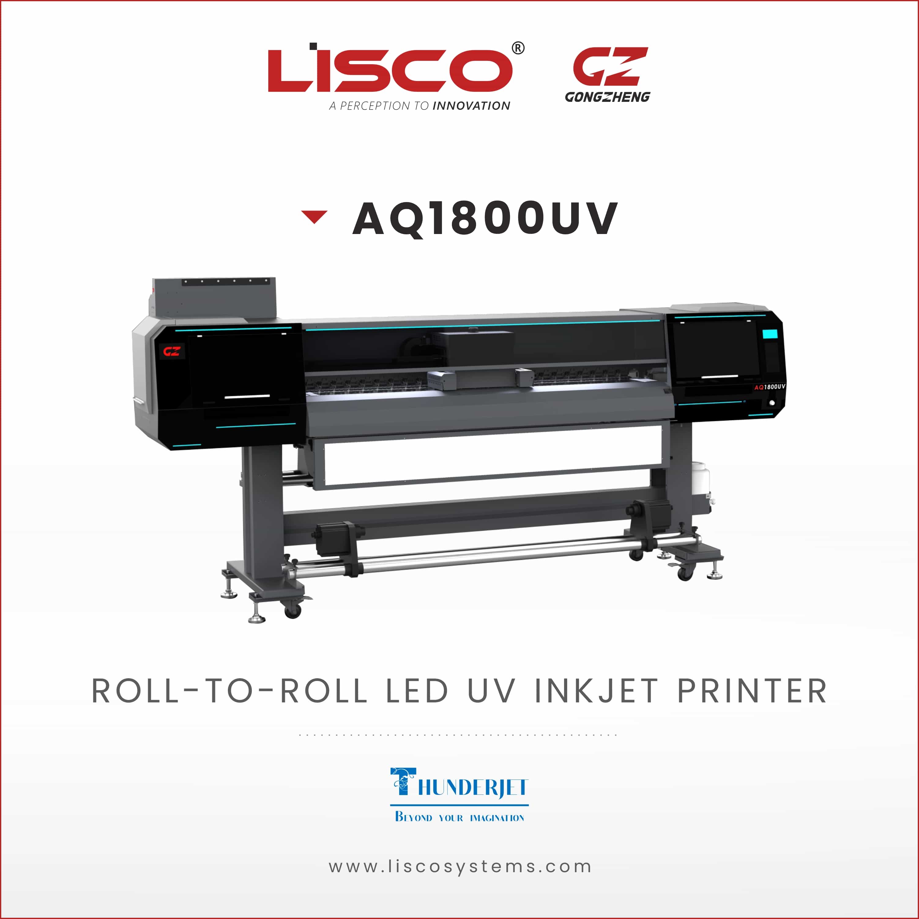 Roll to Roll Inkjet Printer AQ1800UV Roll to Roll Inkjet Printer AQ1800UV