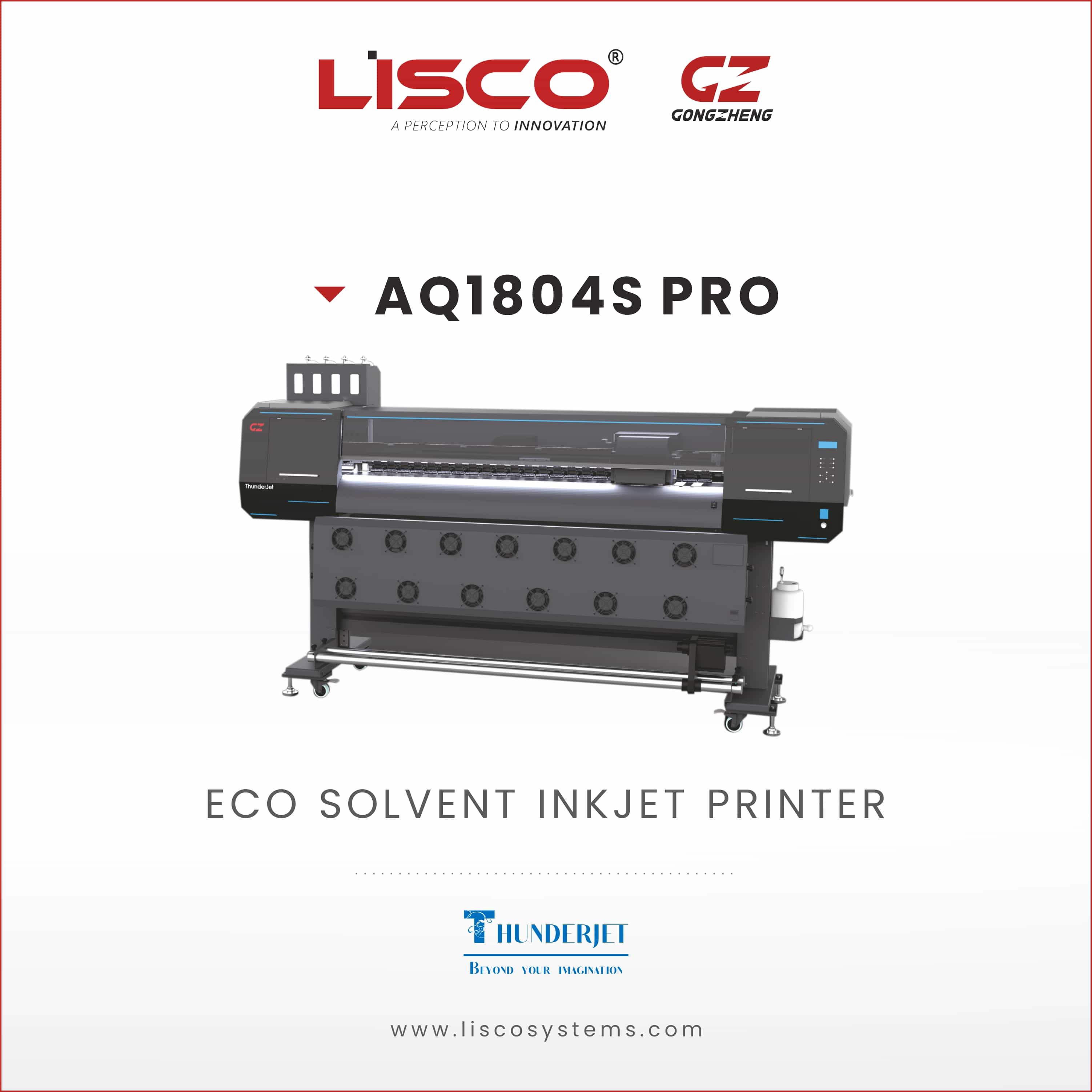 Eco Solvent Inkjet Printer AQ1804S PRO Eco Solvent Inkjet Printer AQ1804S PRO