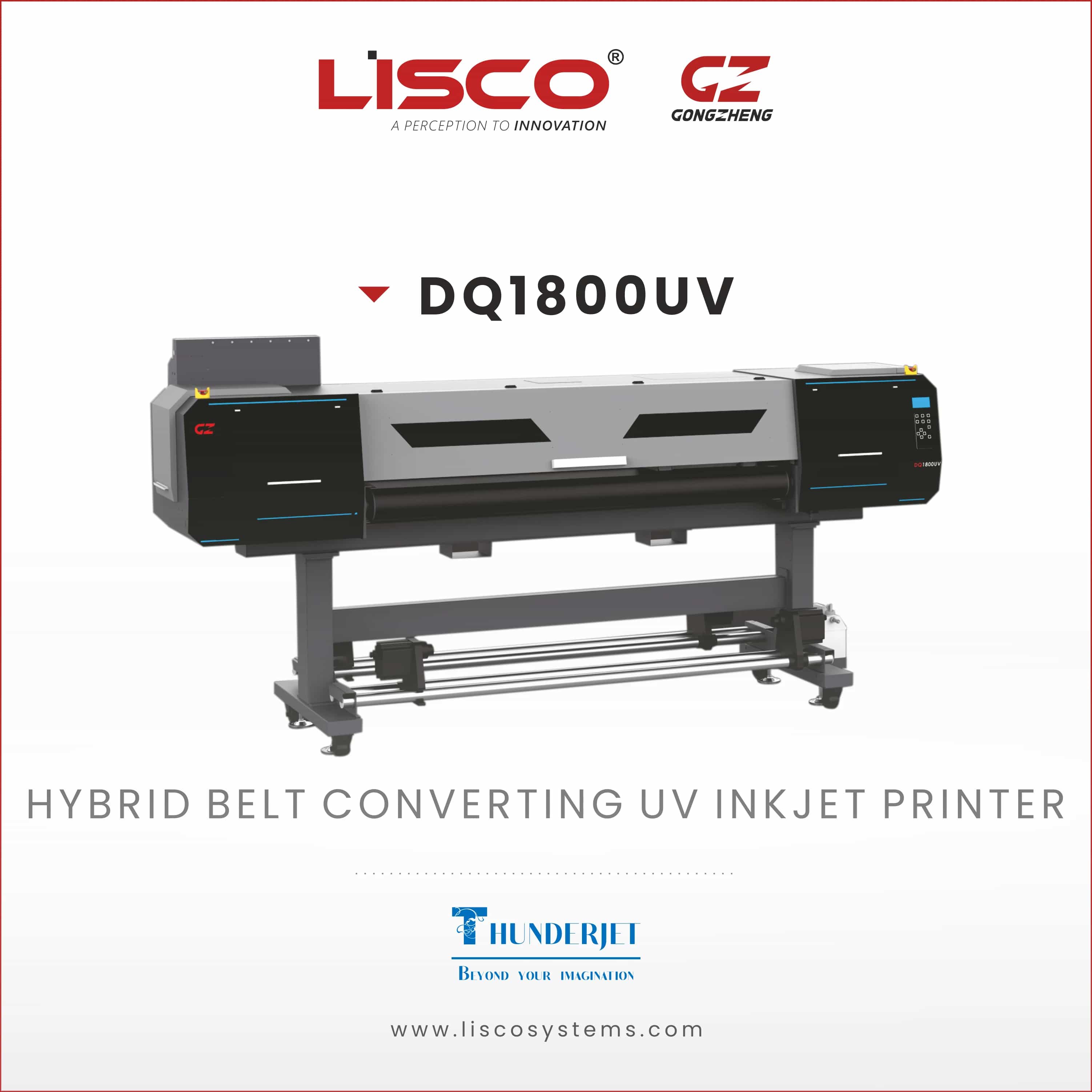 UV Hybrid Inkjet Printer ThunderJet DQ1800UV UV Hybrid Inkjet Printer ThunderJet DQ1800UV